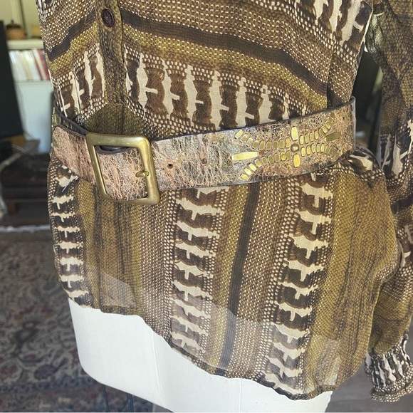 Calleen Cordero leather belt size 32 - Picture 7 of 12